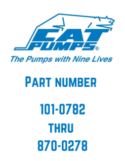 Cat Pumps Parts 13533 to 89811