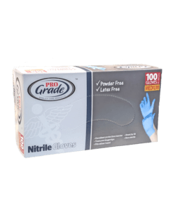 Purple Nitrile Gloves Box